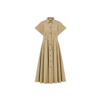 DIOR Dioriviera Short Sleeved Dress Women's Beige