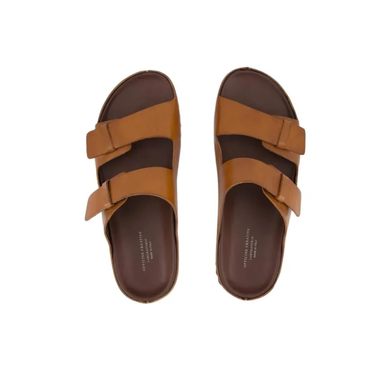 Officine Creative Abrasion Resistant Slide Slippers Men's Brown-4