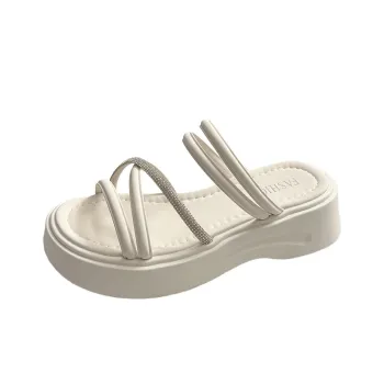 PARK DANCE Rubber Sole Abrasion Resistant Slide Slippers Women's