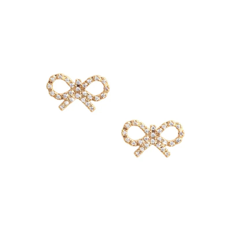 Self portrait Brass, Stainless Steel, Zirconia Earrings Women's Gold-0
