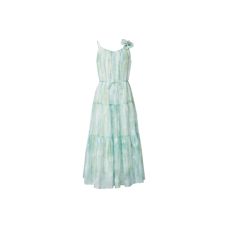 Hopeshow Slip Dresses Women's Monet Garden 6A5-0