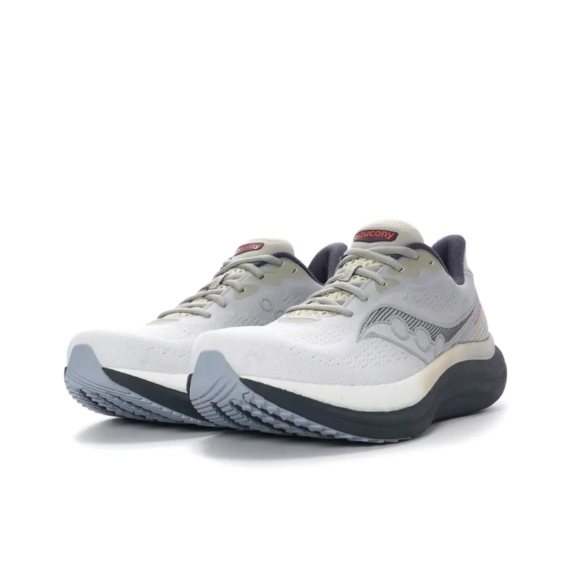Saucony Anti Slip Wear Resistant Low Top Running Shoes Men's Gray-2