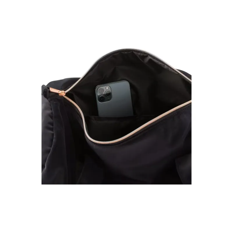 DECATHLON 15L Polyester Cylinder Bag Travel Bag Kids' Black-4
