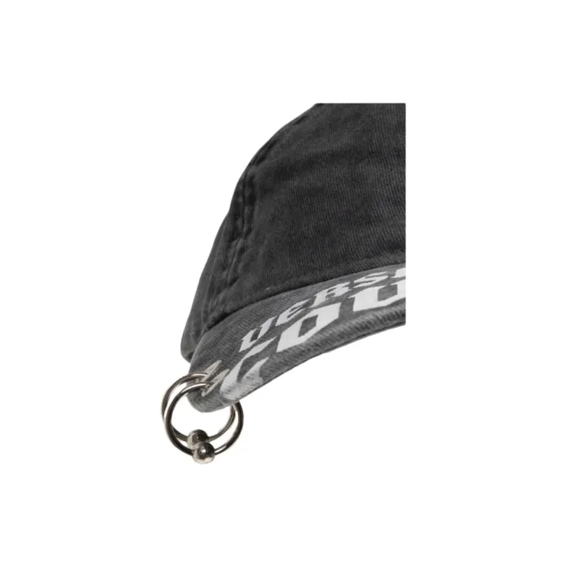 VERSACE JEANS COUTURE Cotton Baseball Caps Unisex Gray-2