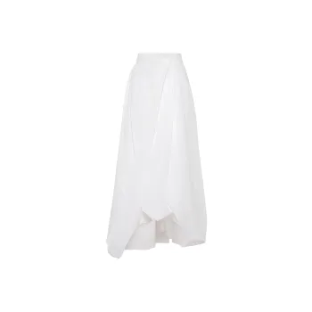 Brunello Cucinelli Draped Bubble Hem Skirt