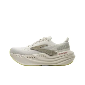 Brooks Glycerin Ma Cushioning And Breathable Low Top Running Shoes Women's Beige