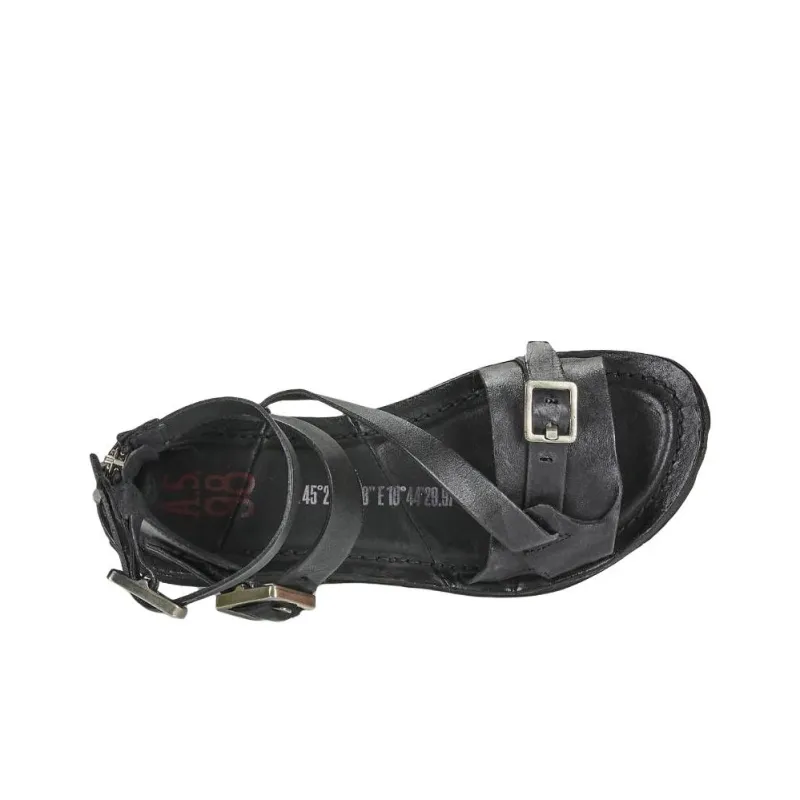 AirStep RAMOS STAP Roman Sandals 1cm Women's Black-3