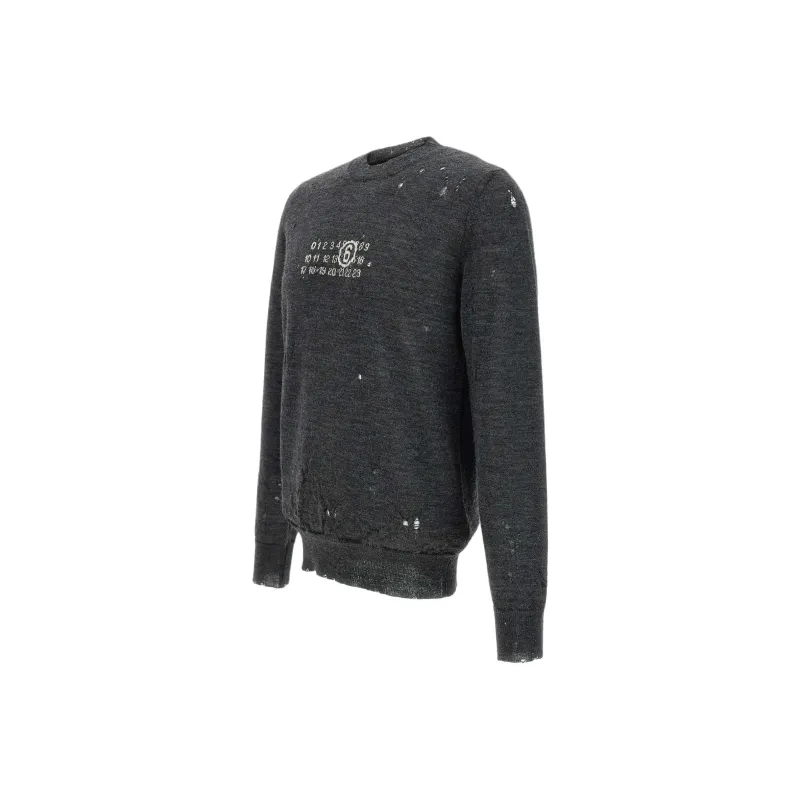 MM6 Maison Margiela Sweater Men's No Smoke Gray-2