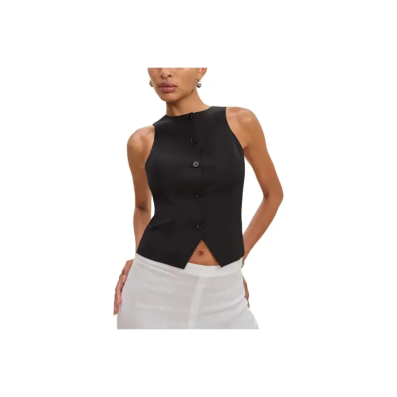 Reformation Tank Tops Women's Black-0