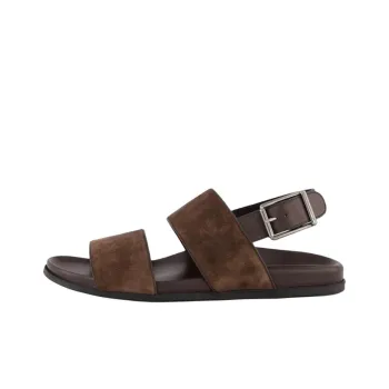 MANOLO BLAHNIK Golby One Strap Sandals Women's Brown