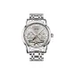 Silver Case Gray Dial Steel Band
