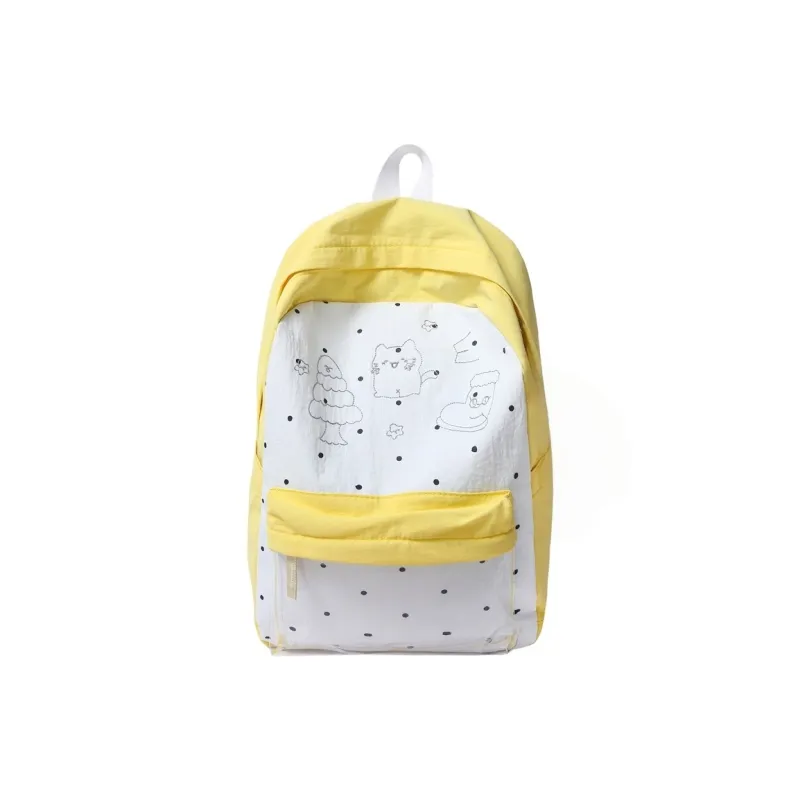 PULEWEI Nylon Backpack Unisex Multicolor-12