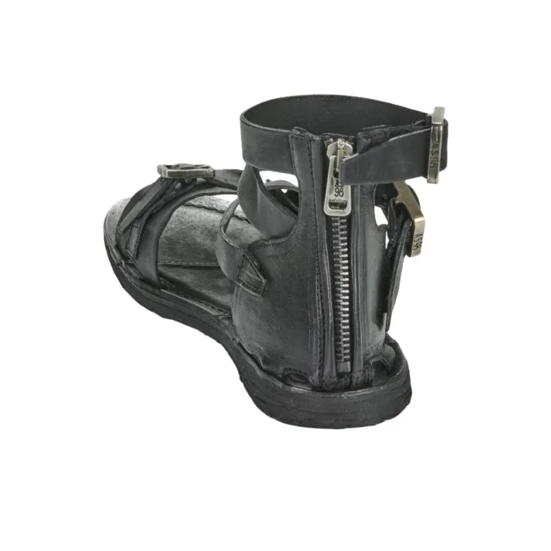 AirStep RAMOS STAP Roman Sandals 1cm Women's Black-5