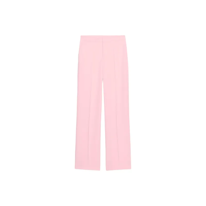ZARA Suit Trousers Women's Light Pink Red-0