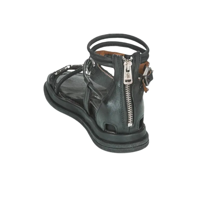 AirStep Roman Sandals Women's Black-4
