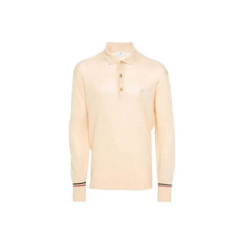 ETRO Polo Shirts Men Ecru-0