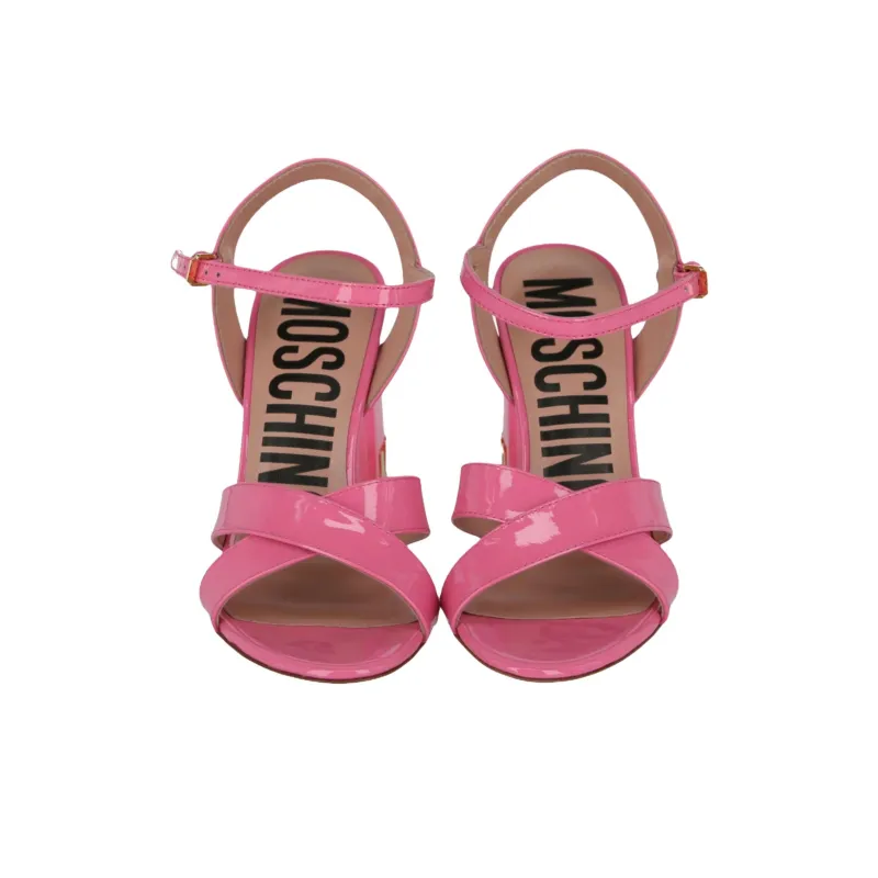 MOSCHINO One Strap Sandals Women's Pink-4