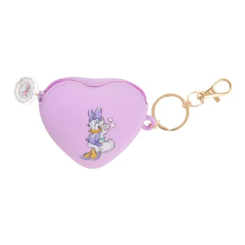 Disney Silicone Rubber Coin Purse Women's Purple