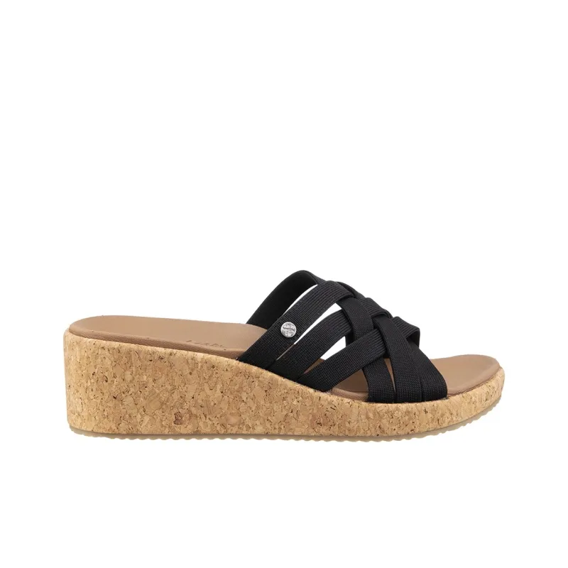 Skechers ARCH FIT BEVERLEE Quick Dry Slide Slippers Women's Black-1