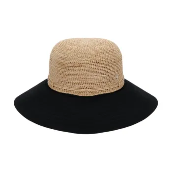 HELEN KAMINSKI Rayon, Cotton, Polyester, Nylon, Elastin Sun Protection Hats Women's Black