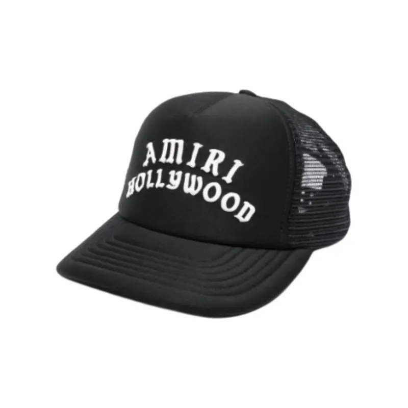 AMIRI Polyester Baseball Caps Men's Black-0