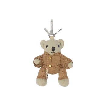 Burberry Thomas Wool Bag Charm Bag Merch Men's Brown & Multicolor