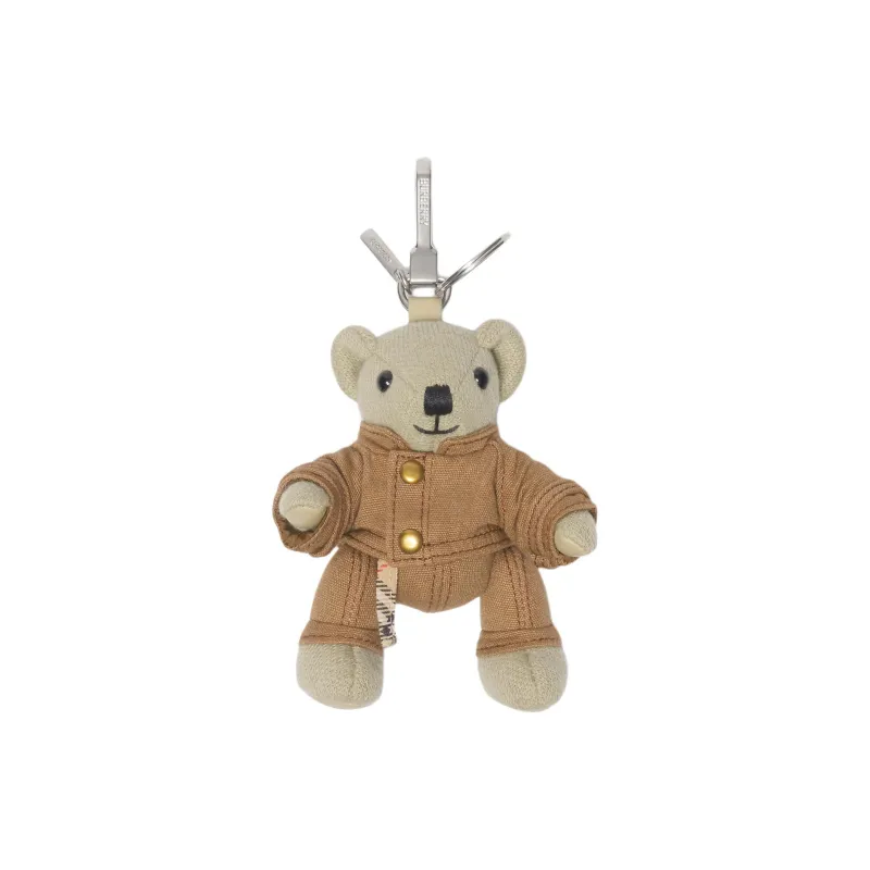 Burberry Thomas Wool Bag Charm Bag Merch Men's Brown & Multicolor-0