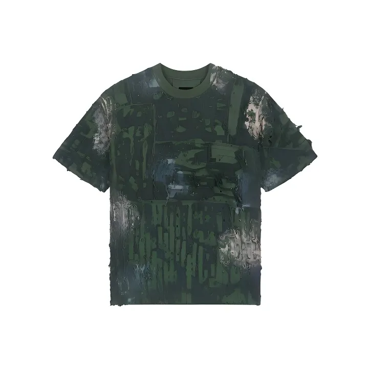Givenchy T Shirts Men Forest Green-0