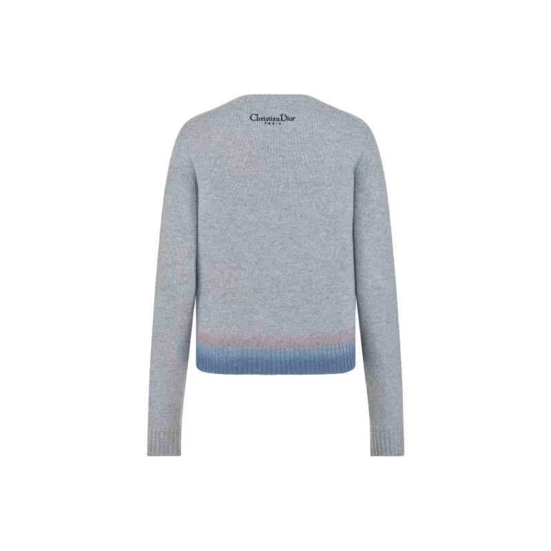 DIOR Cashmere Sweater Women's Gray-1