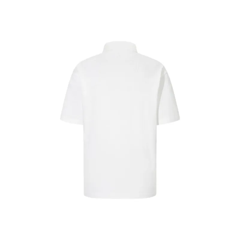 KOLON SPORT Polo Shirt Unisex Gray White-1