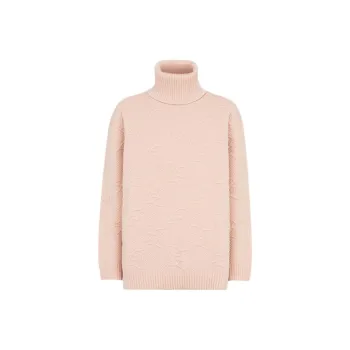 FENDI FW21 Fitted Sweater Women's Pink