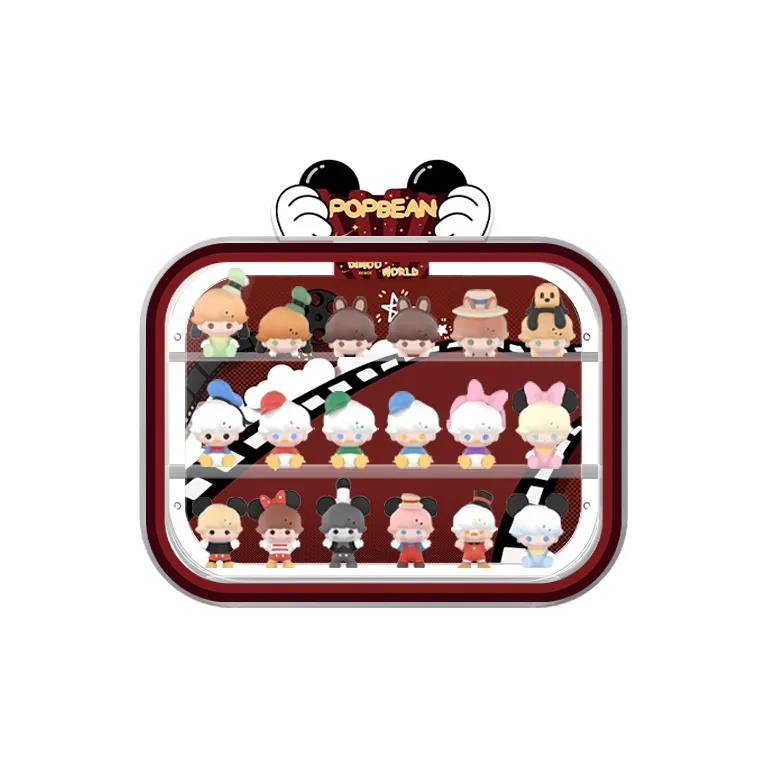 KGBOX Used For Pop Mart Dimoo WORLD Disney Classic Doll Acrylic Display Case Model Accessories-0