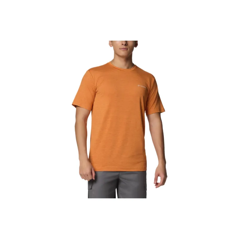 Columbia T Shirt Men's Tuscany Heather Planet Observatory-0