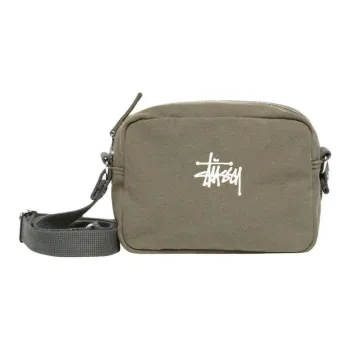 Stussy Cotton Crossbody Bags Unisex Green