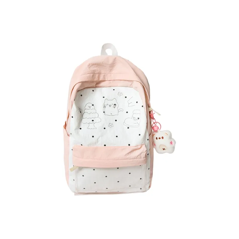 PULEWEI Nylon Backpack Unisex Multicolor-5