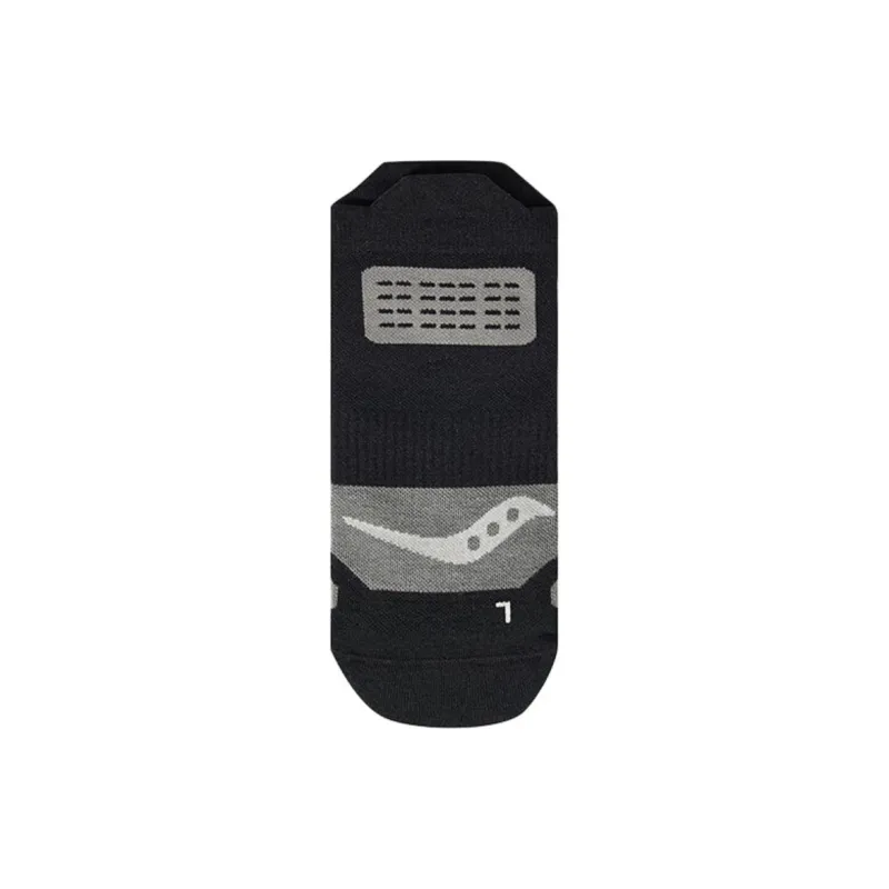 Saucony Ankle Socks Unisex 1 Pack Jet Black-2
