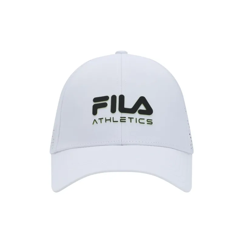 FILA Polyester Baseball Caps Women's Standard White-0