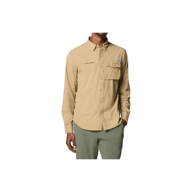 Columbia Wild Shirts Men Beach Sand Color-0