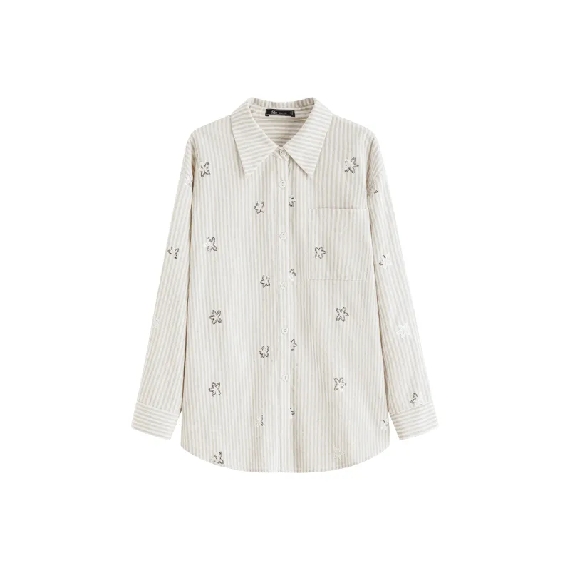 FANSILANEN Shirts Women's Beach Beige-0