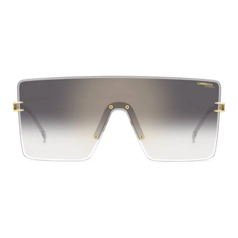 CARRERA Metal Irregular Shape Sunglasses Unisex Gold Gray-1