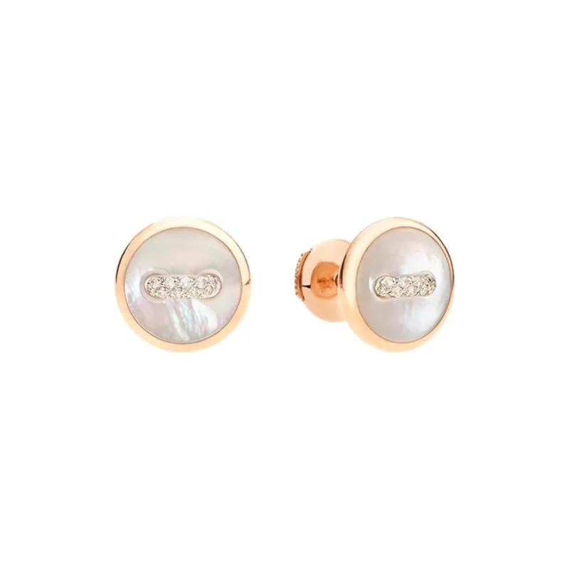 POMELLATO Mother Of Pearl Earrings Unisex White-1