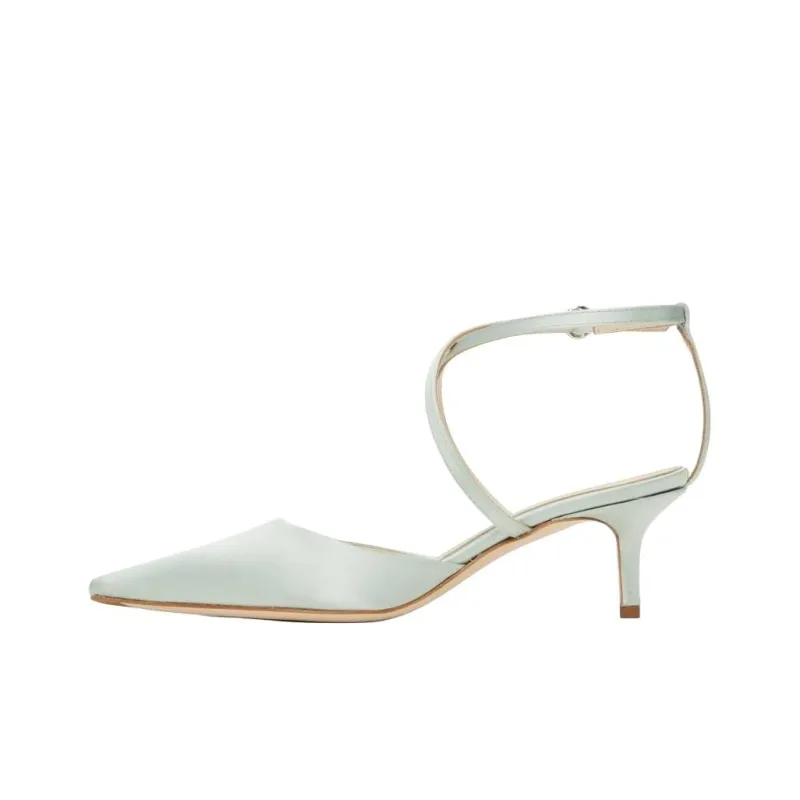 Aeyde Salome Slim Heel High Heels 5cm Women's Light Blue-2