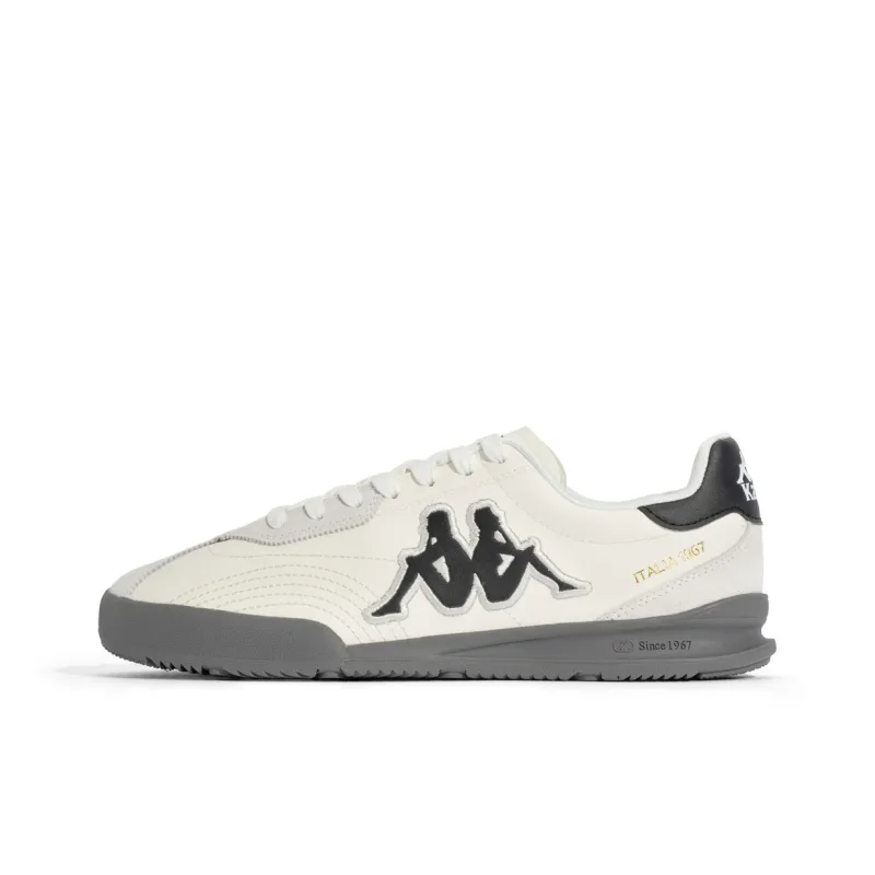 Kappa Abrasion Resistant Low Top Skateboard Shoes Unisex White-0