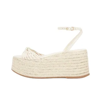 Schutz Livia One Strap Sandals 7.5cm Women's White