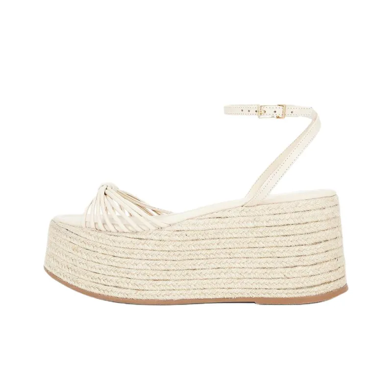 Schutz Livia One Strap Sandals 7.5cm Women's White-0