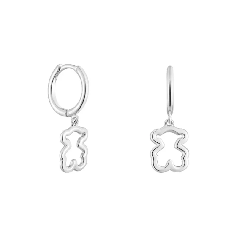 TAOSIXIONG 925 Sterling Silver, Freshwater Pearl Earrings Women's Silver-1