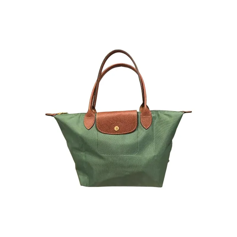 LONGCHAMP Le Pliage Nylon Handbag Medium Size Women's Green-0