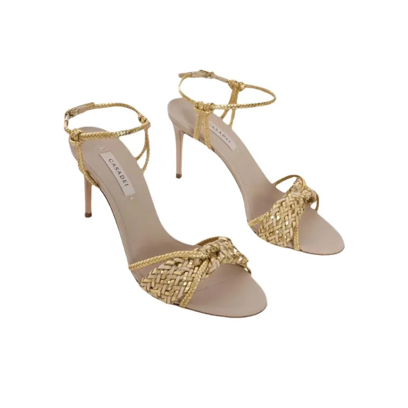 Casadei 111mm Interwoven Detailing Sandals Women's-2