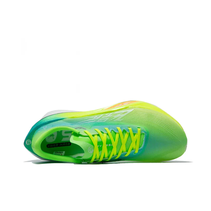 QIAODAN Phantom PB5.0 Running Shoes Men Low Top Bright Yellow, Bright Green-2