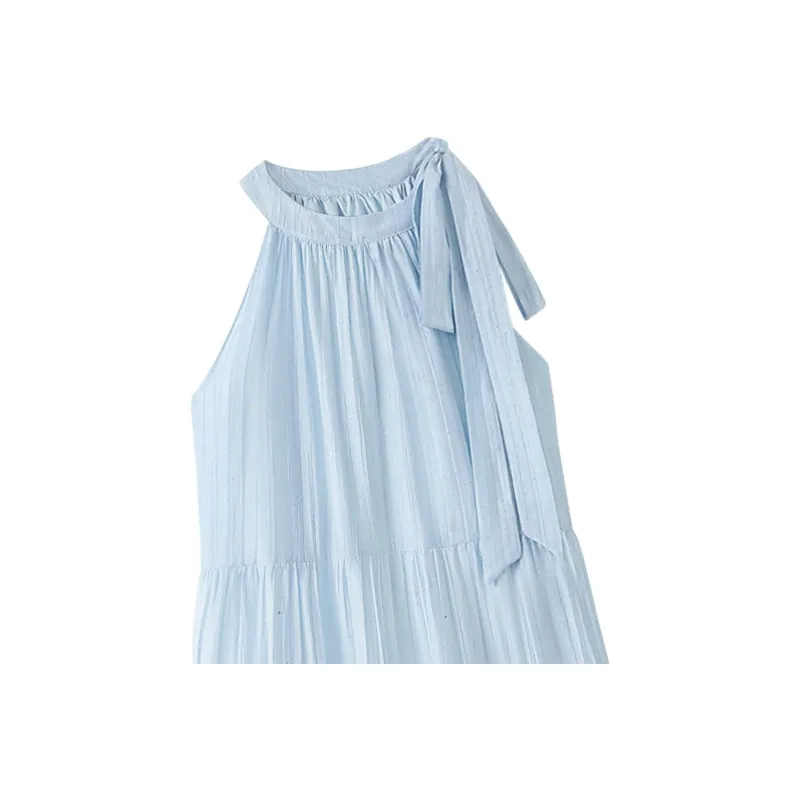 Cypress House Sleeveless Dress Women's Light Blue-4